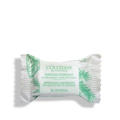 L'OCCITANE Effervescent Revitalising Bath Cube 18g -Pack Size 200 (Trade)