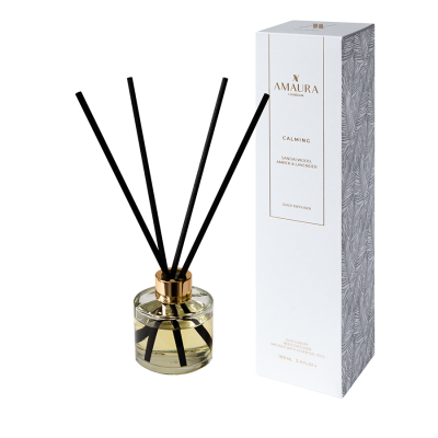 Calming Reed Diffuser Gold Amaura London 38