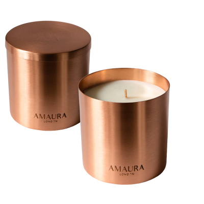 Copper Candle Amaura London With without Lid Image 58 Available in Ignite Allure Calming Gratitude Tranquillity