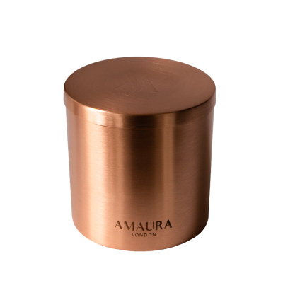 Copper Candle Candle Amaura London with Lid Image 58 Available in Ignite Allure Calming Gratitude Tranquillity