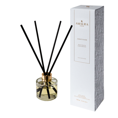 Gratitude Reed Diffuser Gold Amaura London 38