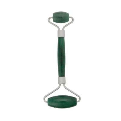 CLEAR QUARTZ FACE ROLLER JADE