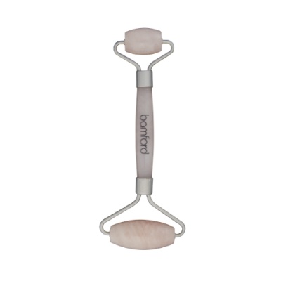 CLEAR QUARTZ FACE ROLLER ROSE QUARTZ