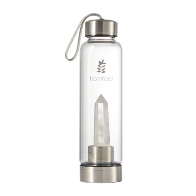 Clear Quartz Water Bottle