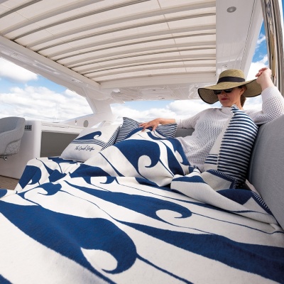 Daymer Blue Supersized Cornish Blanket 900x900