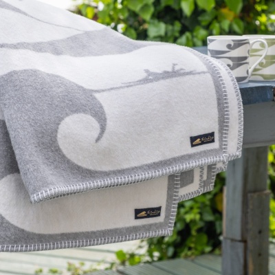Silver Surf Large Blanket 1200x1200
