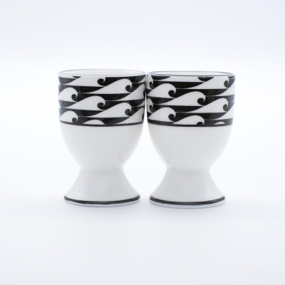Wave Egg Cups Black 1200x1200