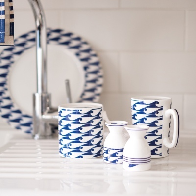 Waves bone china