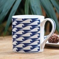 360 Nautical Blue Fine Bone China Mug 01