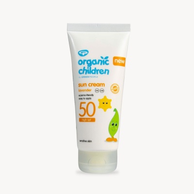 G078 Organic Children Lavender Sun Cream SPF50 100ml