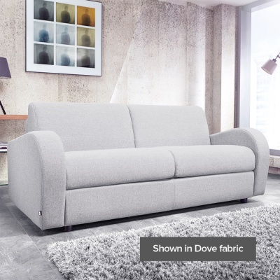 A50338 Dove Retro 3 Seater Sofa Bed