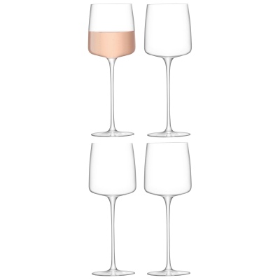 MW02 SS22 Metropolitan Metropolitan Wine Glass 350ml Clear x 4 Cut out set Square JPG RGB cropped