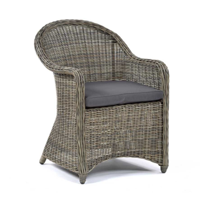 Regent arm chair dark brown