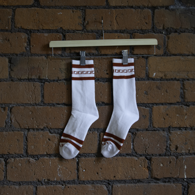 Leven Maroon Socks