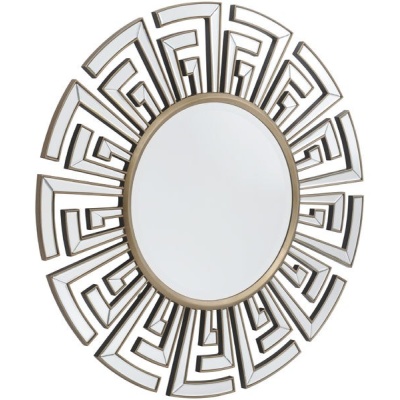 235256 Claridge Deco Round Mirrorjpg