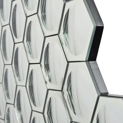 703206 C Hexagonal Honeycomb Convex Mirror Wall Art