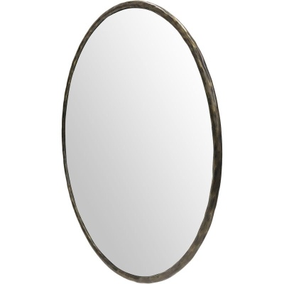703755 A Patterdale Round Mirror Dark Bronze Finish 90cm diameter