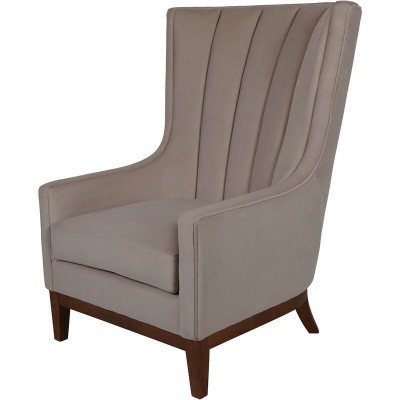704775 A small Rothbury Taupe Upholstered Occasional Chair