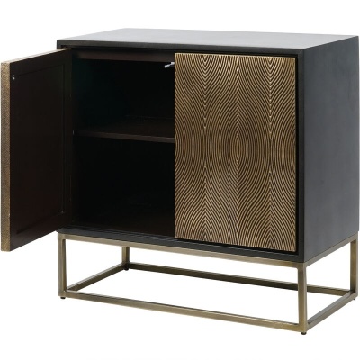 704816 A Izabella Embossed 2 Door Cabinet