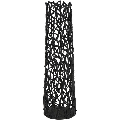 705335 Twig Black Sculpture Vase Small