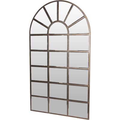 705450 A Gold Blakely Arch Floor Standing Mirror