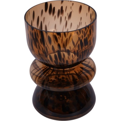 705933 A Savanna Glass Vase Candle Holder 24cm