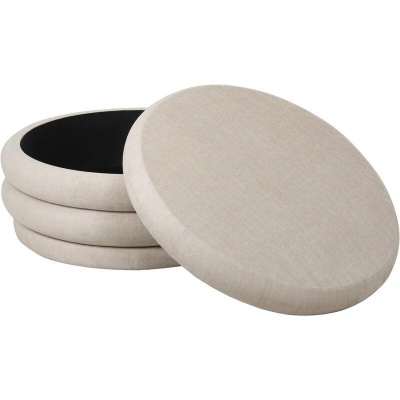705984 B Casa Upholstered Storage Ottoman Cream