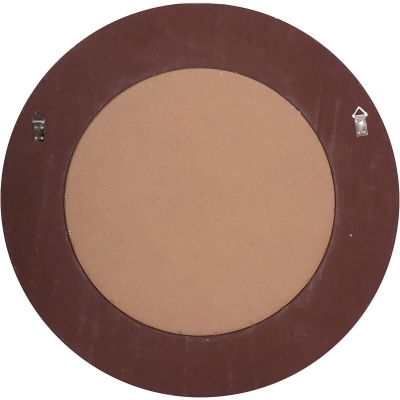 705998 B Adelaide Antique Black Frame Round Mirror