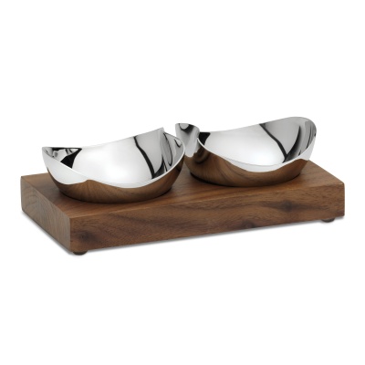 DRFBR3452 V2 DRIFT Pinch Pots on Walnut shadow