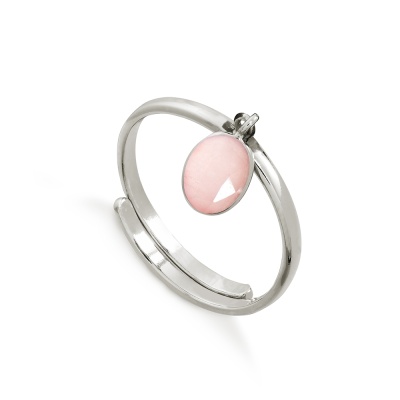 ROR01 RQSS Rio Rose Quartz Sterling Silver SVP Ring