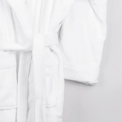 Unisex velour robe